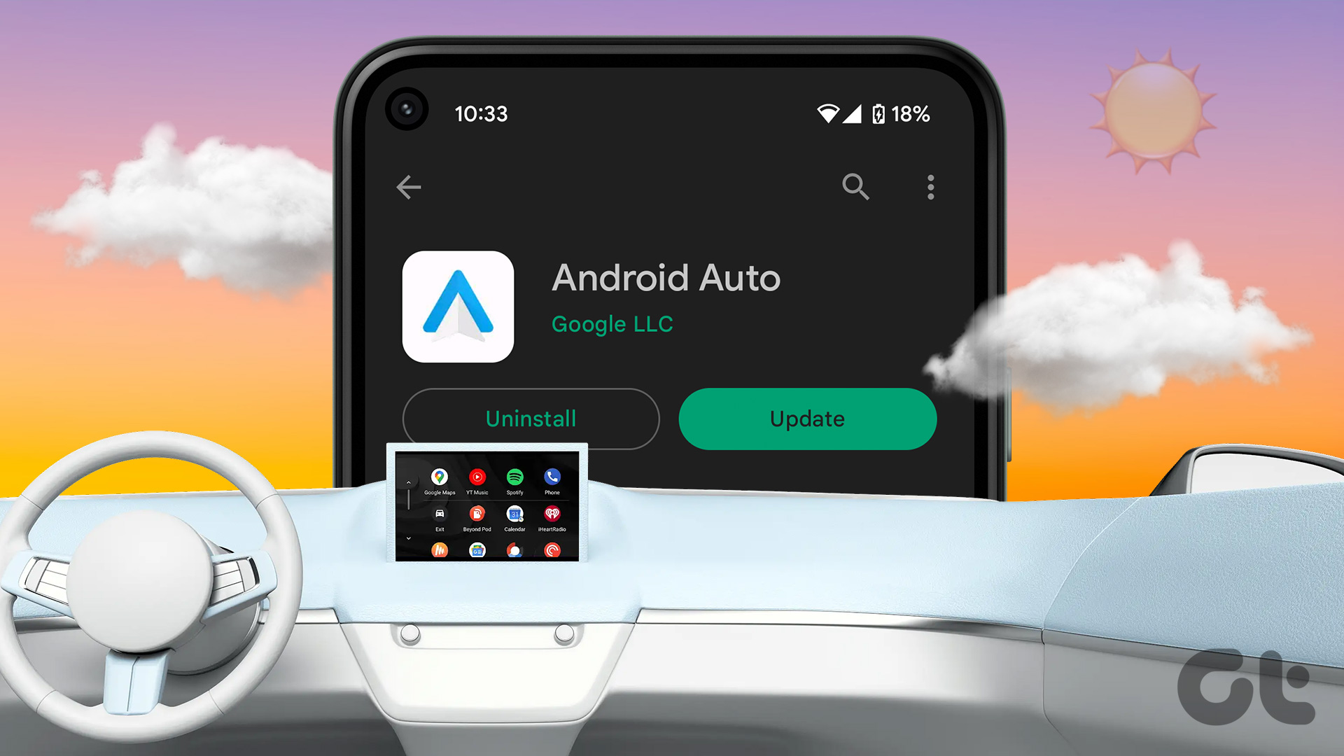how to get latest Android Auto Coolwalk update