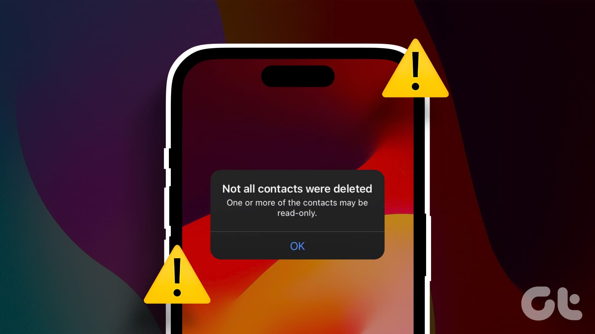 Top 6 Fixes for ‘Not All Contacts Were Deleted’ Error on iPhone