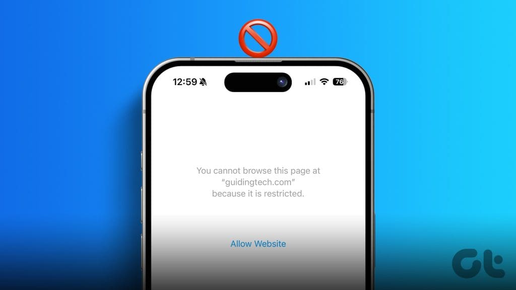 Top N Ways to Block or Restrict Websites on Mac and iPhone
