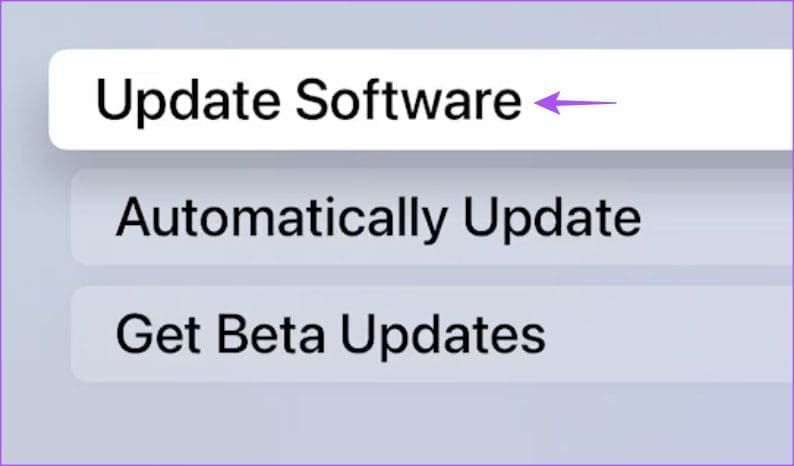 update software apple tv 