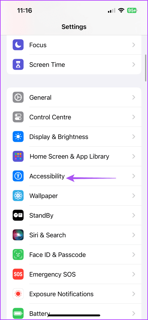 accessibility settings iphone 4