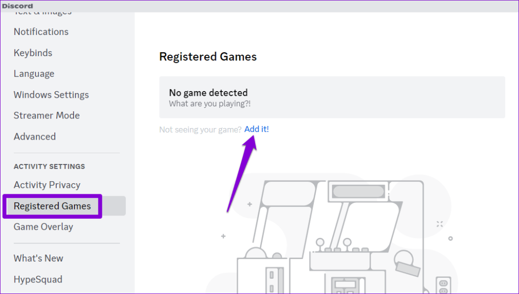 Add Game Manually to Discord
