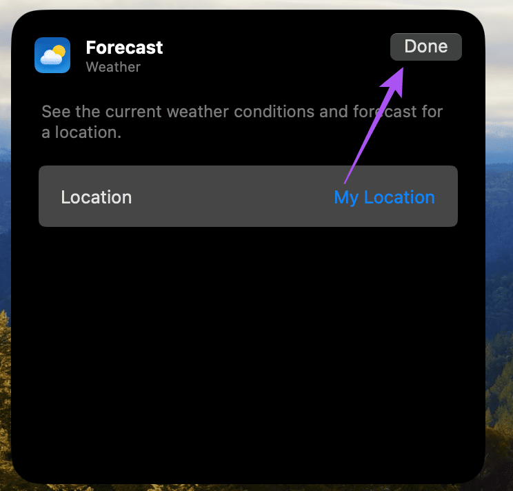 add new location weather widget mac