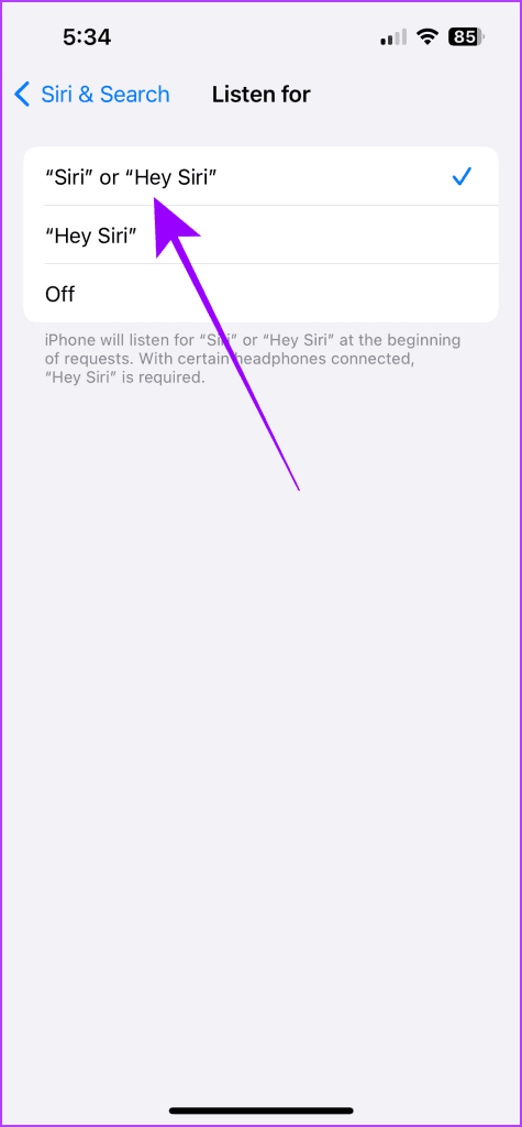 Change Siri wake word from Hey Siri to Siri iPhone
