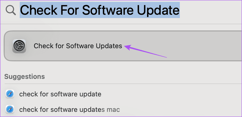 check for software update mac