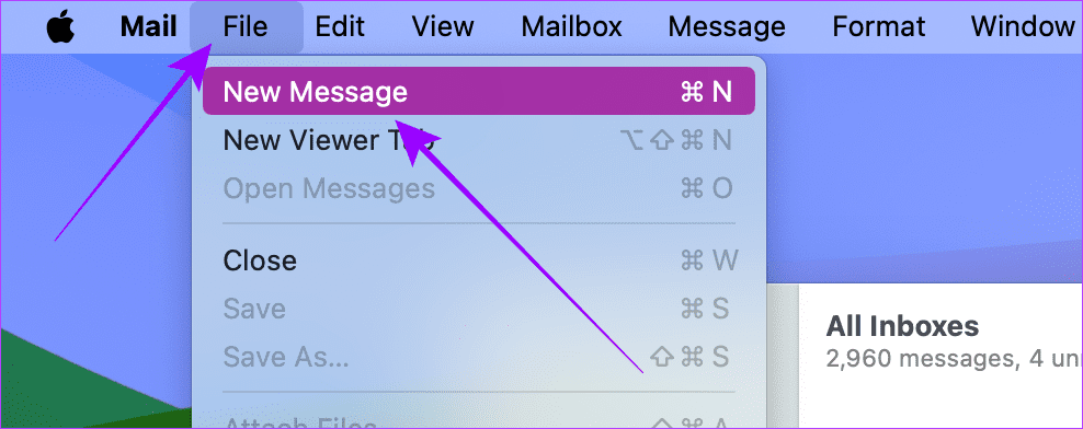 Compose New Mail on Mac