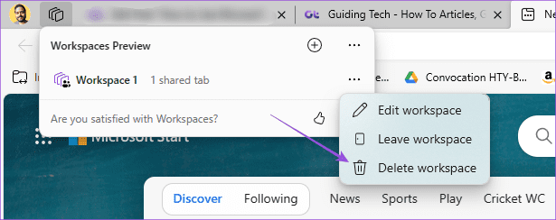 delete workspace edge browser 1
