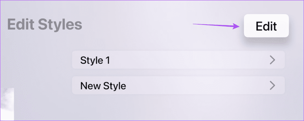 edit custom subtitle style apple tv