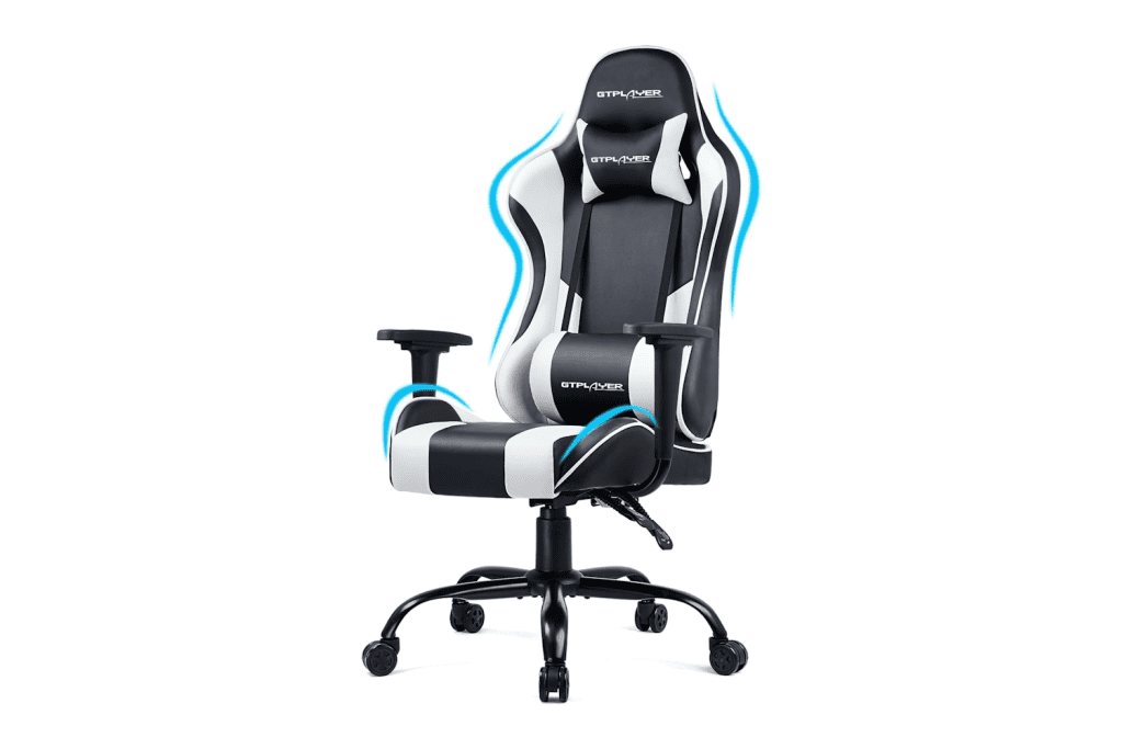 GTPLAYER GT67 WHITE Best Budget Gaming Chairs