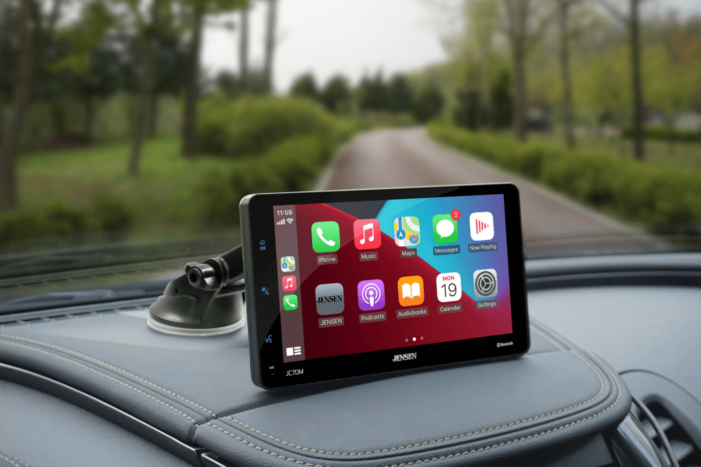 Jensen JC7DM Best Portable Apple CarPlay Units For Your Vehicle