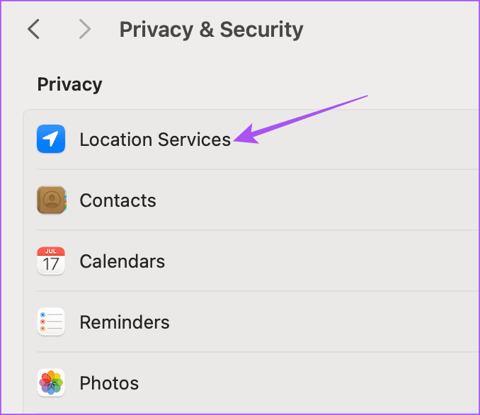 location services privacy mac