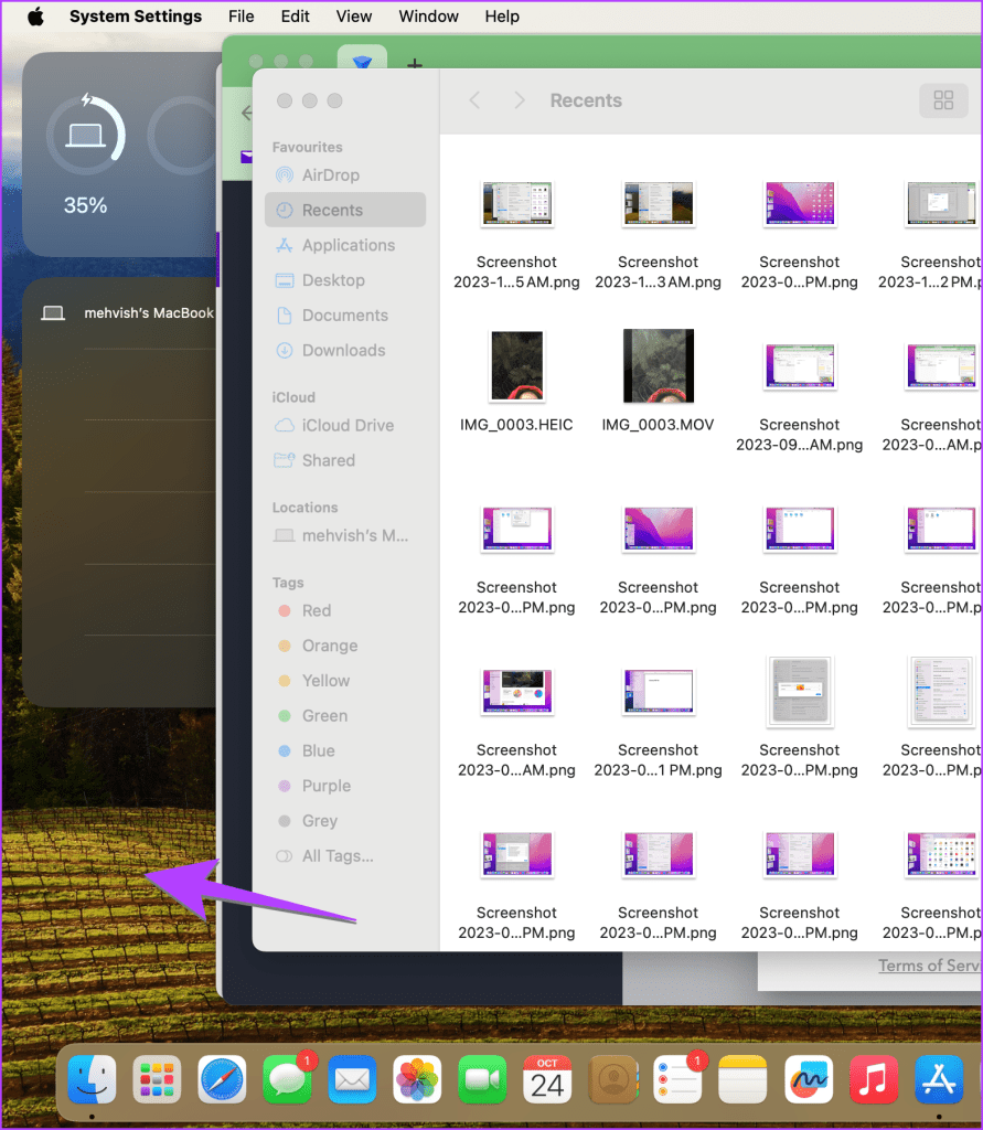 MacBook Open Desktop by clicking wallpaper