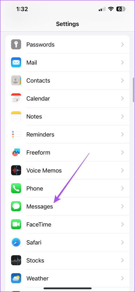messages settings iphone