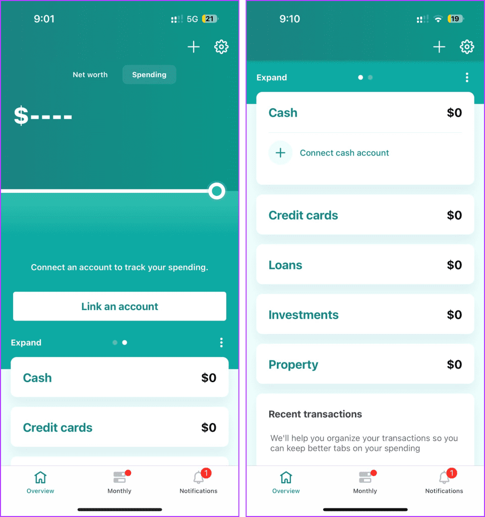 Mint Best Expense Tracker App for iPhone and Android