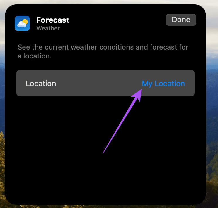 my location weather widget mac