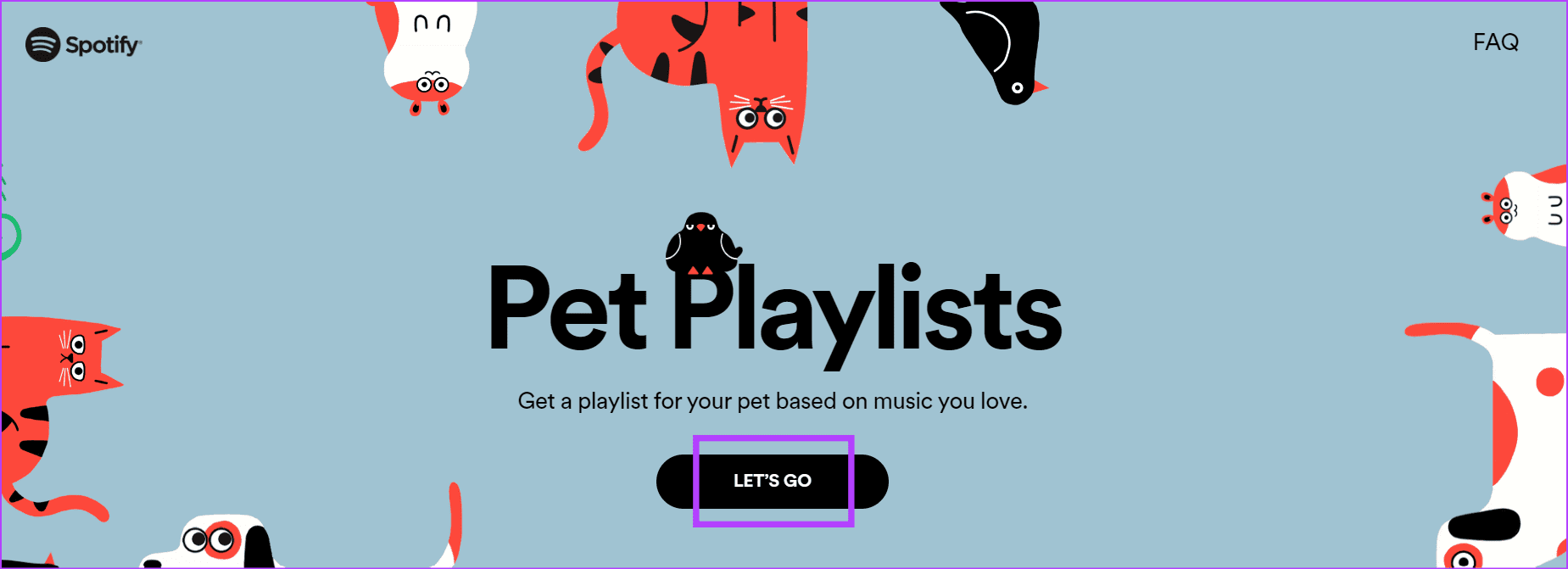 Open pets playlist
