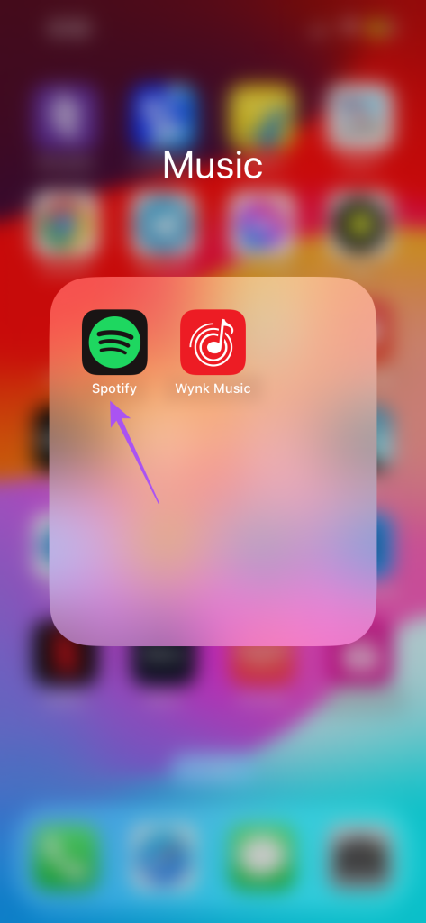 open spotify iphone