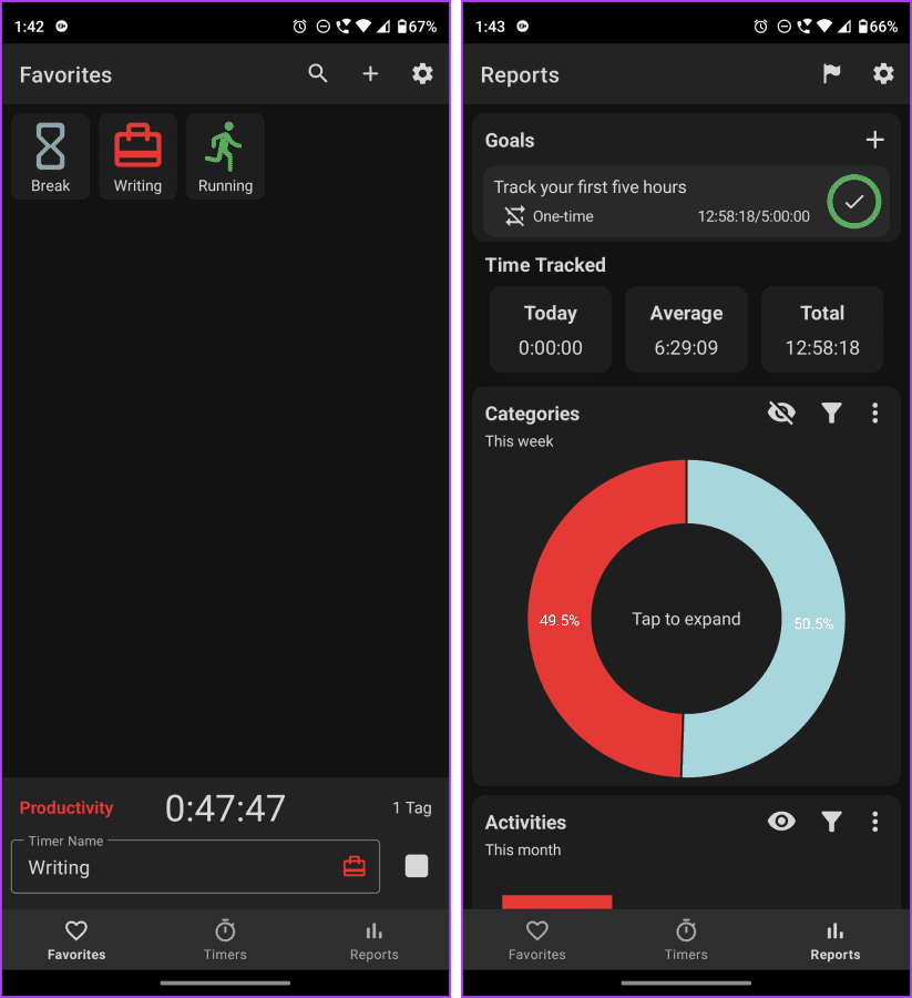 Pivot Time Tracking App