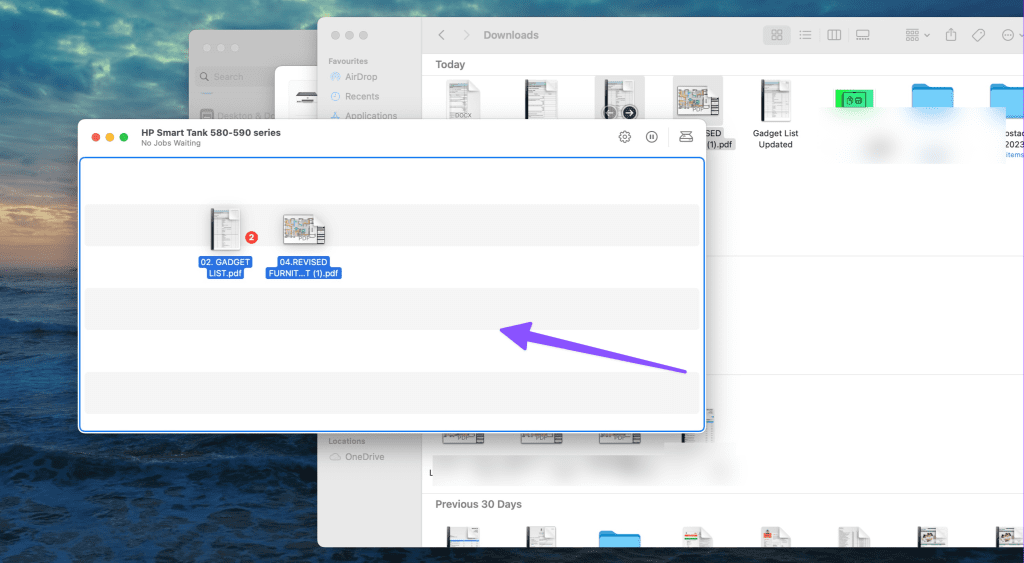 print multiple files at once on Mac 5