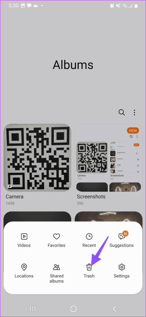 Samsung gallery not showing all pictures 10
