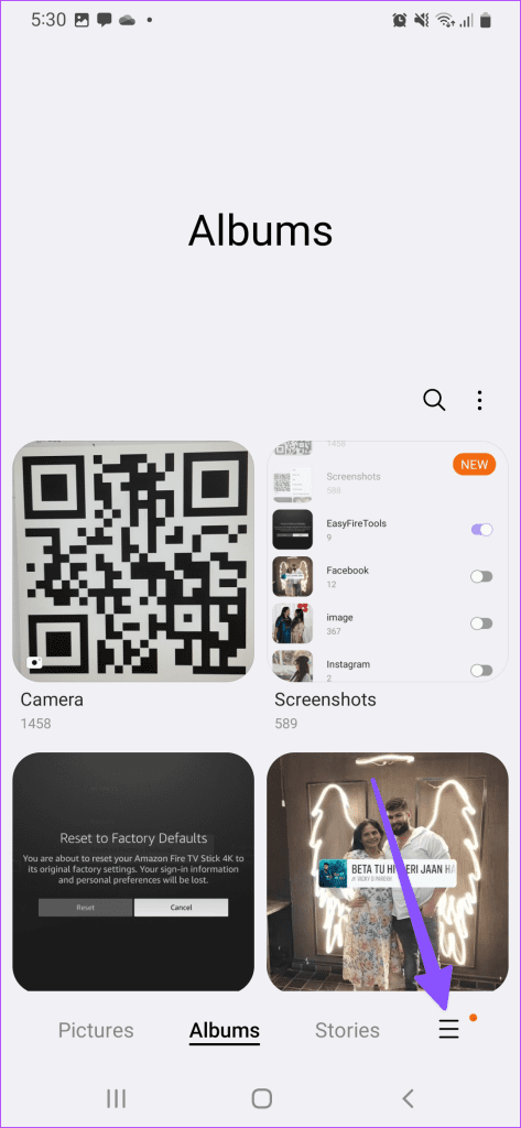 Samsung gallery not showing all pictures 9