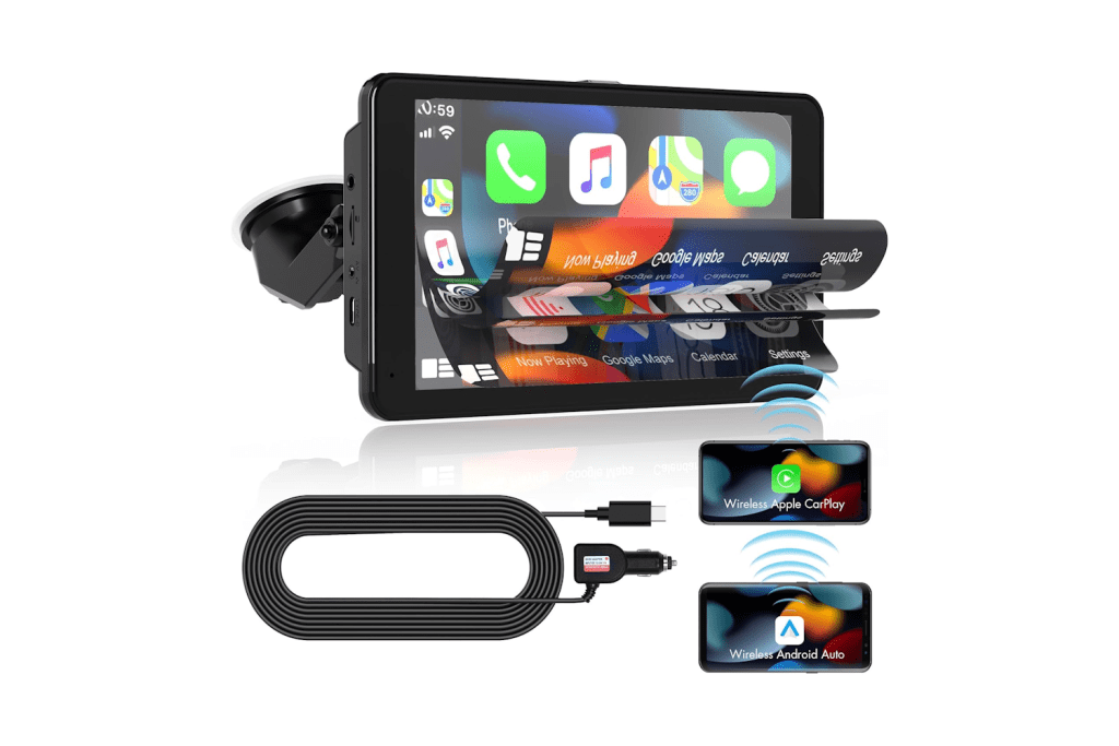 Schmidt Spiele Portable 7 Inch Carplay Screen Best Portable Apple CarPlay Units For Your Vehicle