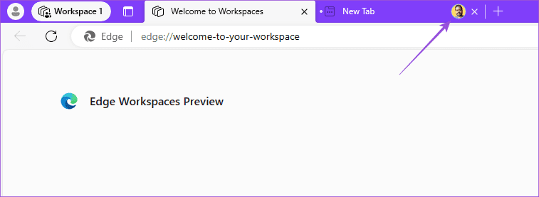 shared tabs workspaces edge browser